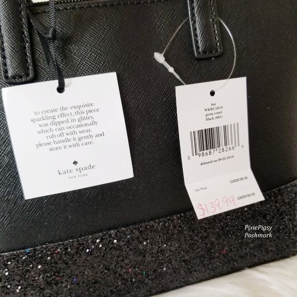 NWT Kate Spade Ina Greta Court Glitter Crossbody - Picture 5 of 8